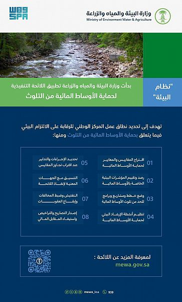 #السعودية | #البيئة: بدء تطبيق #اللائحة_التنفيذية_لحماية_الأوساط_المائية من التلوث في جميع المناطق